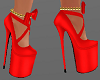 H/Red Bow Heels