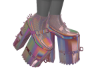 pink holo goth stompers