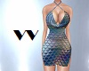VV | Scales Halter Dress