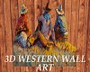 3D Western Wall Art