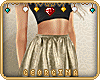 |G| Gold Sparkle|Skirt