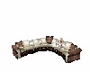 cream/brown couch