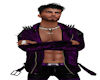 JN Purple Leather Jacket