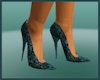 East49 Teal Pumps