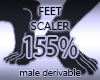 Feet Scaler 155%