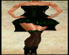emerald corset