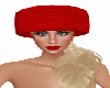 Red Satin Winter Hat
