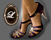 LIZ purple diva heels