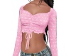 Pink Hearts Gypsy Top