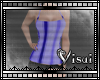 V| Blue Stripe Tank