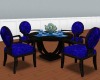 Blue coffee chat table