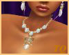 ~TQ~opal drop necklace