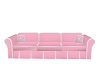 NA-Pink Leather Sofa