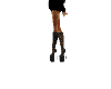 Black Fishnet Platforms