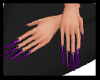 Unhas de Diva Roxo Metal