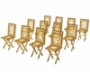 ~R~ Gold wed chair