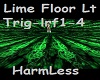 H! Lime Floor Light