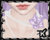 /K/ Lilac Rose Necklace