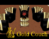 [AL] Black Gold Couch