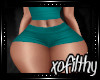 |xo| Chillin Shorty Teal