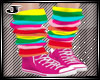 J* Kid Rainbow Sneakers