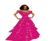 Hot pink gown