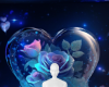 Glass heart background4