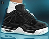 Retro 4s Sneakers Black