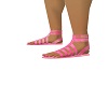 bright pink sandals