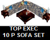 TOP EXEC 10P SOFA SET