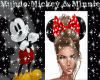 Ears Mickey&Minnie Laço
