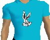 blue male bunny shirt