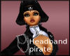 Black pirate headband