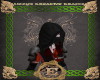Dark lotus hood red hair
