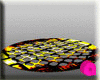 ANN-FIRE ROUNDED RUG