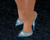 Blue Transparent Shoes