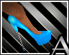~A~Sexy Blue PVC shoes