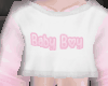 Pink Baby Boy Crop Shirt