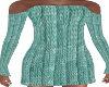 Knit Teal Dress