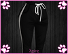 White Striped Trackpants