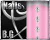[B.G]pink/silv diamond
