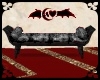 Black Lace Cushion Bench