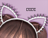 !!D Spike Cat Ears Grey