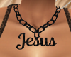 Jesus Necklace/Black
