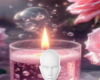 Rose candle background