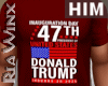 Trump 47 Tshirt M