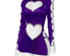 RUBIE PURP DBL HRT DRSS