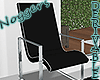 Accent Chair Blk & Wh