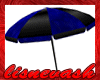 (L) Blue Beach Umbrella