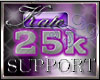 25k Support Sticker